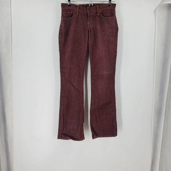 LUCKY BRAND Woman 2/26 Purple boot leg Jeans Pants - Picture 1 of 6